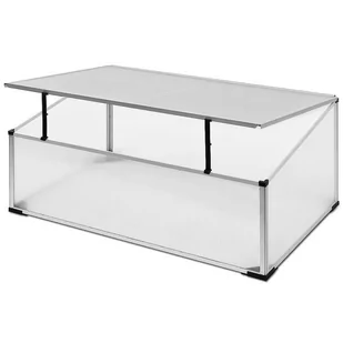 Tunel Szklarnia Ogrodowa Aluminiowa 110x60x40cm - Szklarnie ogrodowe - miniaturka - grafika 1