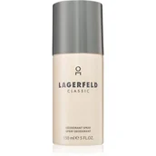 Dezodoranty i antyperspiranty męskie - Karl Lagerfeld Karl Karl Classic dezodorant w sprayu dla mężczyzn 150 ml - miniaturka - grafika 1