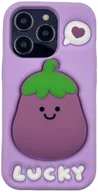 Etui i futerały do telefonów - ETUI CASE 3D BAKŁAŻAN Z UCHWYTEM IPHONE 16 standard - miniaturka - grafika 1