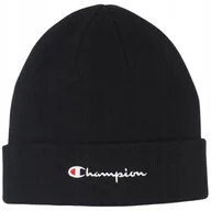 Czapki damskie - Czapka Champion Beanie Cap czarna 806070 KK001 - miniaturka - grafika 1