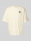 Koszulki męskie - T-shirt o kroju relaxed fit z wyhaftowanym logo - miniaturka - grafika 1