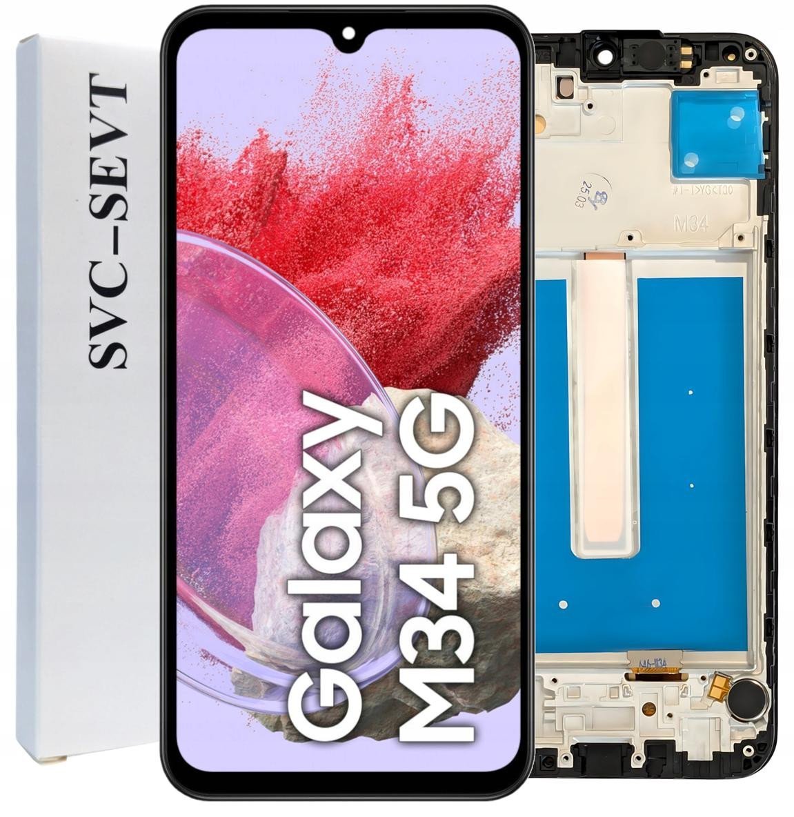 Wyświetlacz do Samsung Galaxy M34 Ekran LCD Ramka Oryginał Zila SM-M346B 5904858345557