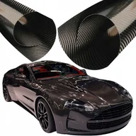 Akcesoria tuningowe - Folia Na Auto Carbon 4D Połysk Czarna Kanal 50cm - miniaturka - grafika 1