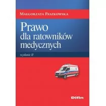 Prawo dla ratowników medycznych Małgorzata Paszkowska - Prawo - miniaturka - grafika 1