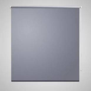 vidaXL Roleta zaciemniana (120x175 cm) szara - Zasłony - miniaturka - grafika 1