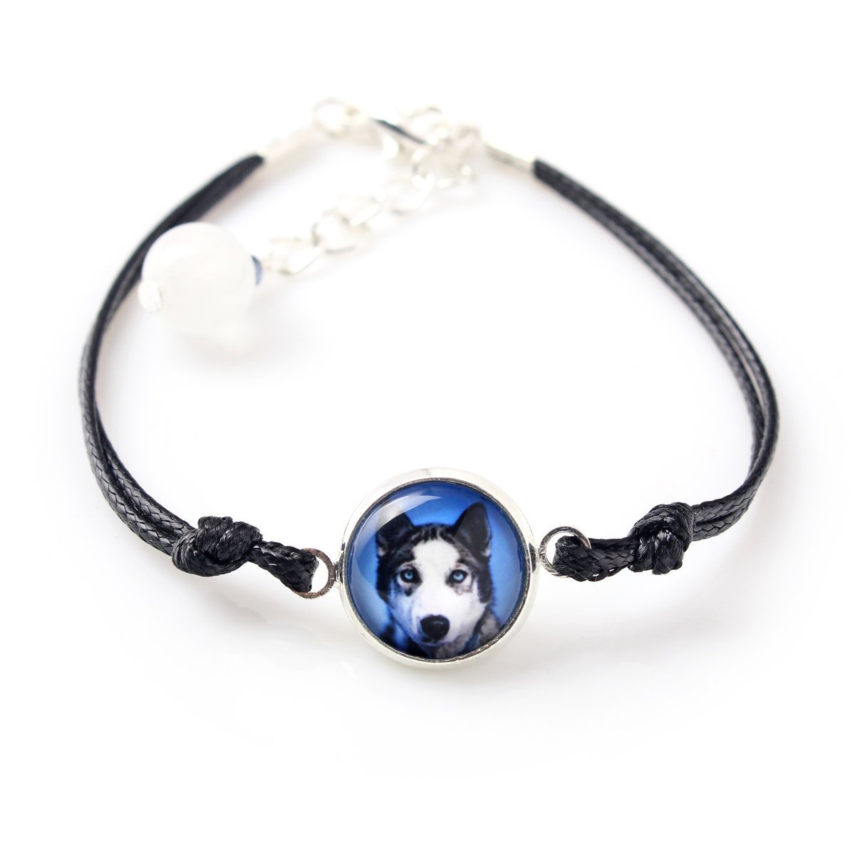 Husky syberyjski, Siberian Husky - bransoletka z twoim zdjęciem handmade, wyjątkowa biżuteria marki Art-Dog