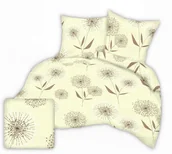 Pościel - Pościel Z Kory 160X200 Wzór Dmuchawce Na Kremie - miniaturka - grafika 1