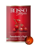 Przyprawy i zioła sypkie - Włoskie pomidory koktajlowe całe ze skórą w sosie pulpie pomidorowej 400g - miniaturka - grafika 1