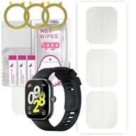 Akcesoria do smartwatchy - 3x folia ochronna hydrożelowa MATOWA do Xiaomi Redmi Watch 4 - apgo Smartwatch Hydrogel MATTE Protection Ochrona na ekran smartwatcha - miniaturka - grafika 1