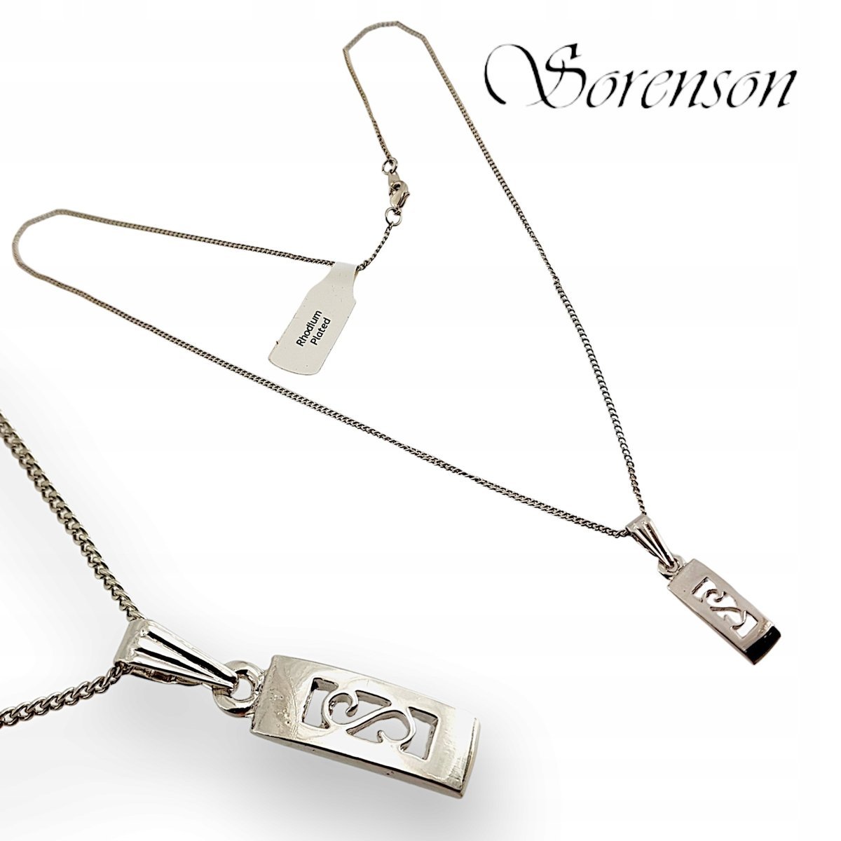 Naszyjnik Kolia Medalion Sorenson CELEBRYTKA Cyrkonie