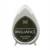 Scrapbooking - Szybkoschnący TUSZ PIGMENTOWY Brilliance Drop - Lightning Black Tsukineko - miniaturka - grafika 1