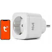 Systemy inteligentnych domów - Nous Inteligentne gniazdo A7 WiFi 16A Tuya - miniaturka - grafika 1
