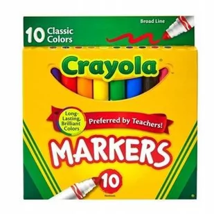 Markery kolorowe Crayola 10 szt - Przybory szkolne - miniaturka - grafika 1