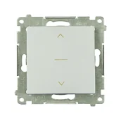 Wyłączniki światła i elektryczne - Simon Włącznik żaluzjowy 54 biały - miniaturka - grafika 1