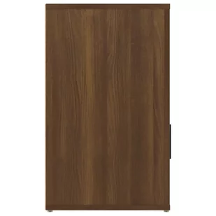 Szafka nocna, brązowy dąb, 50x36x60 cm - Szafki nocne - miniaturka - grafika 9