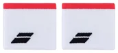 Tenis ziemny - Frotka Babolat  Logo Wristband White/Strike Red - miniaturka - grafika 1