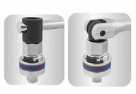 Klucze i nasadki - KING TONY ADAPTER GRZECHOTKA 1/2" NA POKRĘTŁA 1/2" - miniaturka - grafika 1