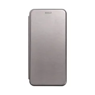 Portfele - Eleganckie, skórzane etui w stylu portfela "Elegance" kompatybilne z iPhonem 14 w kolorze szarym - miniaturka - grafika 1