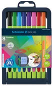Cienkopisy - Schneider Zestaw cienkopisów Line-Up, 0,4mm, stojak, 8 szt., miks kolorów SR191098 - miniaturka - grafika 1