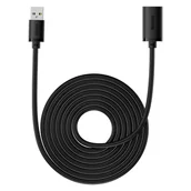 Pozostałe akcesoria sieciowe - Baseus przedłużacz kabel USB 3.0 5m AirJoy Series - czarny - miniaturka - grafika 1