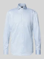 Koszule męskie - Koszula casualowa o kroju slim fit z czystej bawełny model ‘HANK’ - miniaturka - grafika 1