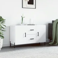 Komody - vidaXL Komoda, biała, 100x36x60 cm, materiał drewnopochodny - miniaturka - grafika 1