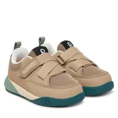 Buty dla dziewczynek - Sneakersy Reima Kiirus 5400006A-0760 Beżowy - miniaturka - grafika 1