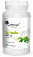 Suplementy naturalne - Sulforafan z kiełków brokułu 400 µg x 100 Vege tabs (Aliness) - miniaturka - grafika 1