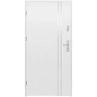 Drzwi zewnętrzne - Drzwi zewnętrzne Fluoryt II białe 90 cm lewe Splendoor - miniaturka - grafika 1