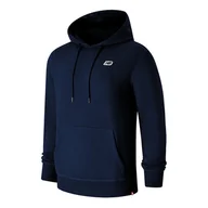 Bluzy sportowe męskie - Bluza New Balance MT23602ECL - granatowa - miniaturka - grafika 1