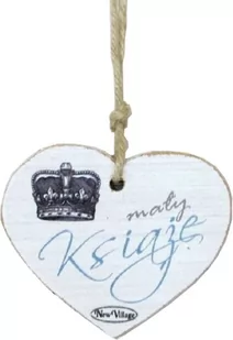 Tabliczka drewniana - Mały Książe - serce - Dewocjonalia - miniaturka - grafika 1