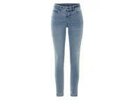 Spodnie damskie - esmara® Jeansy damskie z bawełną, Super Skinny Fit (Jasnoniebieski, 38) - miniaturka - grafika 1