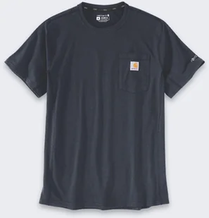 Koszulka Carhartt Force Mid Pocket Navy - Koszulki męskie - miniaturka - grafika 1