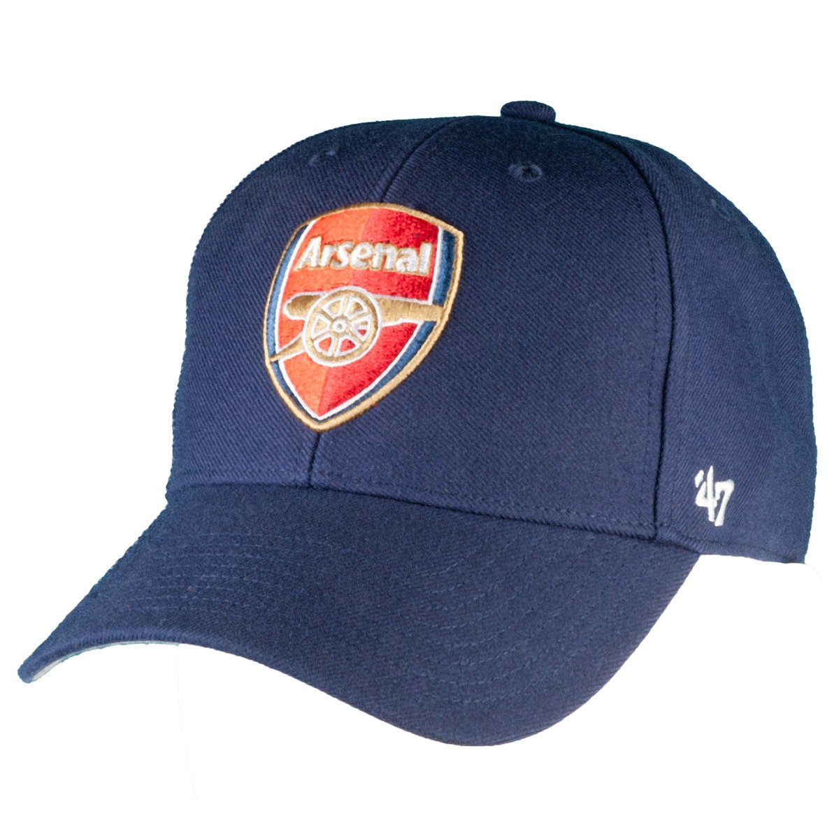 47 Brand Arsenal FC MVP Cap EPL-MVP30WBV-LNA, Mężczyzna, Czapka z daszkiem, Granatowy