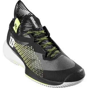 Buty tenisowe męskie Wilson Kaos Rapide Swift clay white/black/yellow 40 2/3 - Tenis ziemny - miniaturka - grafika 1