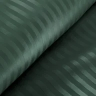 Pościel - Pościel satynowa VERA 160x200 Eurofirany ciemnozielona w prążki - miniaturka - grafika 1