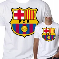 Koszulki męskie - T-Shirt KOSZULKA FC BARCELONA PREZENT M 0222 - miniaturka - grafika 1