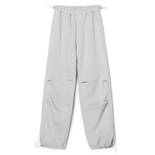Kombinezony - Cropp - Szare dresowe spodnie oversize - Szary - grafika 1