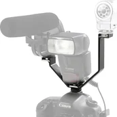 Akcesoria fotograficzne - Micnova Uchwyt / Szyna / Adapter Do Filmowania / Do Aparatu Kamery - 3x Gorąca Stopka + Gwint 1/4"" - miniaturka - grafika 1