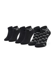 Reebok Zestaw 3 par wysokich skarpet unisex Cl Fo Ankle Sock 3P GG6675 Czarny - Skarpetki damskie - miniaturka - grafika 1