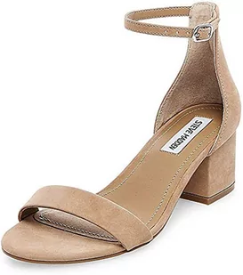 Steve Madden Damskie czółenka Irenee Peeptoe, Jasnobrązowy nubuk, 41 EU - Czółenka - miniaturka - grafika 1
