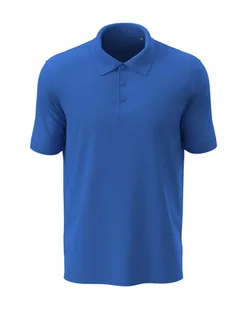 Koszulka męska polo T-shirt Stedman ST9060 Bright Royal DUŻY ROZMIAR 3XL - Koszulki męskie - miniaturka - grafika 1