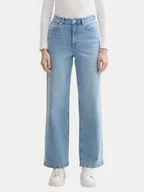 Spodnie damskie - Tom Tailor Denim Jeansy 1045942 Niebieski Wide Leg - miniaturka - grafika 1