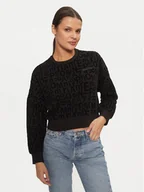 Bluzy damskie - EA7 Emporio Armani Bluza 7W000002 AF10195 UC001 Czarny Relaxed Fit - miniaturka - grafika 1