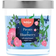 Świece - Świeca zapachowa w szkle Peony Blueberry - miniaturka - grafika 1