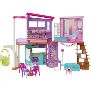 Domek Barbie HCD50 - Lalki dla dziewczynek - miniaturka - grafika 2