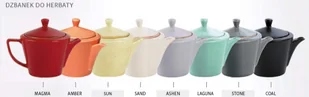 DZBANEK DO HERBATY KAWY ASHEN 500 ml PORCELANA PORLAND SEASON SZARA - Dzbanki i imbryki - miniaturka - grafika 5