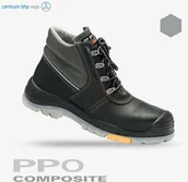 Obuwie robocze - TRZEWIKI BEZPIECZNE Z PODNOSKIEM KOMPOZYTOWYM I NIEMETALOWĄ WKŁADKĄ ANTYPRZEBICIOWĄ PPO STRZELCE OPOLSKIE MODEL 707, PN-EN ISO 20345, S3, HI, CI, SRC - miniaturka - grafika 1