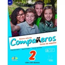 Companeros 2 Podręcznik + klucz dostępu - Praca zbiorowa - Książki do nauki języka hiszpańskiego - miniaturka - grafika 1