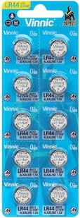 Vinnic Bateria AG13 LR44 L1154F A76 G13 x 10szt - Baterie i akcesoria - miniaturka - grafika 2